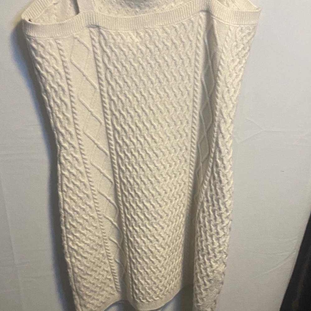 H&M Cream Cable Knit Mini Dress - Picture 9 of 10